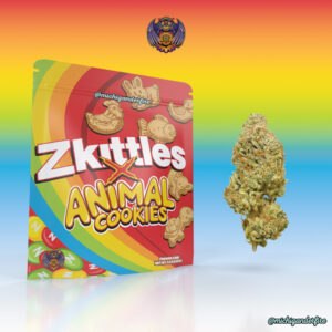 zkittles x animal cookies mockup